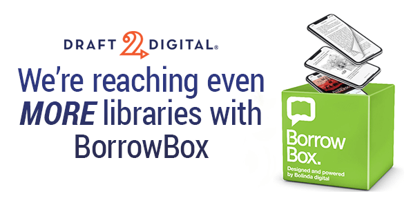 Draft2Digital's tweet photo. Now you can reach even MORE libraries with D2D and @BorrowBox!

Read more here: https://t.co/cIj6TMoKq0

#amwriting #ampublishing #indieauthor #selfpublishing #writingcommunity #libraries #library #ebook https://t.co/4vsJKyT7vE