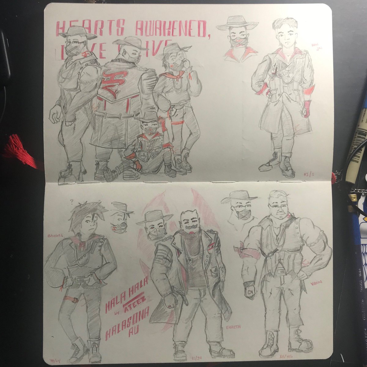 atinyhipster's tweet photo. lol so for #AtinyTalentDay i had this #halasona AU in my sketchbook since last year but I got too ambitious at trying to execute it the perfect way and then work and the pandemic hit like a bus ๐คก https://t.co/vhJxhjUouP
