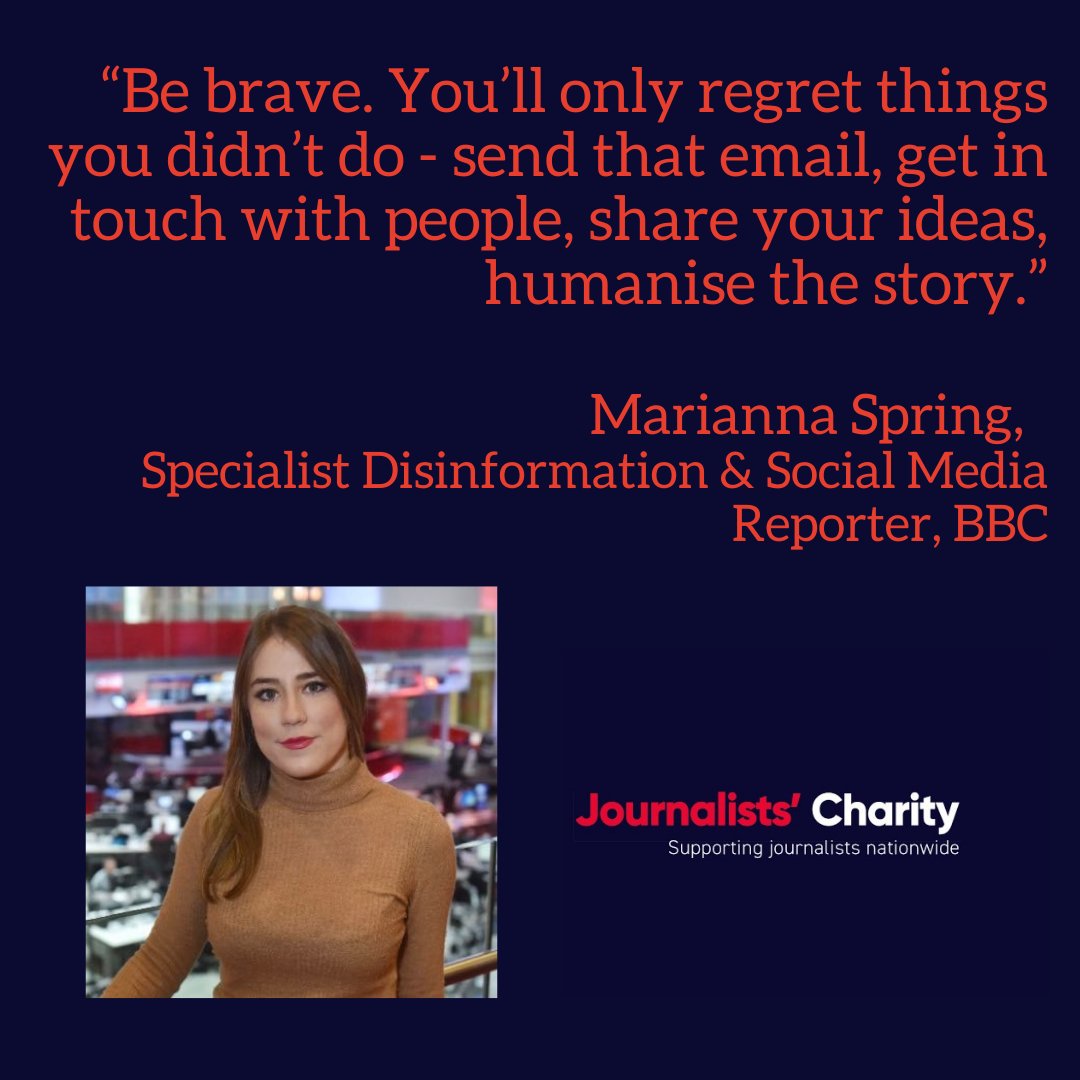 JournoCharity's tweet photo. Thanks to @mariannaspring for joining our #FirstJournoJob campaign to raise awareness of the First Jobs Fund- our new scheme supporting early-career journos access + stay in the profession, by giving them practical support 💰
https://t.co/jVuK0GeXHk https://t.co/3wsZb2Voik