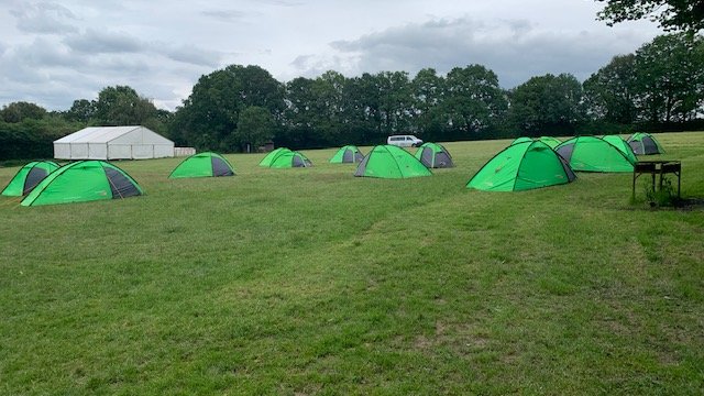 It's green for GO on the Graveney DofE expedition! #tentedvillage #outdooreducation #BronzeAward #DofE