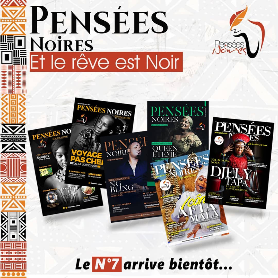 facebook.com/10578953423049…

Après Veeby, Belo, Ng Bling, Queen Eteme,Afia Mala et Djely Tapa, qui sera en couverture du numéro  #7# de Pensées Noires magazine ?

Numéro 6 disponible ici 👇🏾
penseesnoires.com/blog/article/a…
🖤
#PenséesNoires
Et le rêve est NOIR