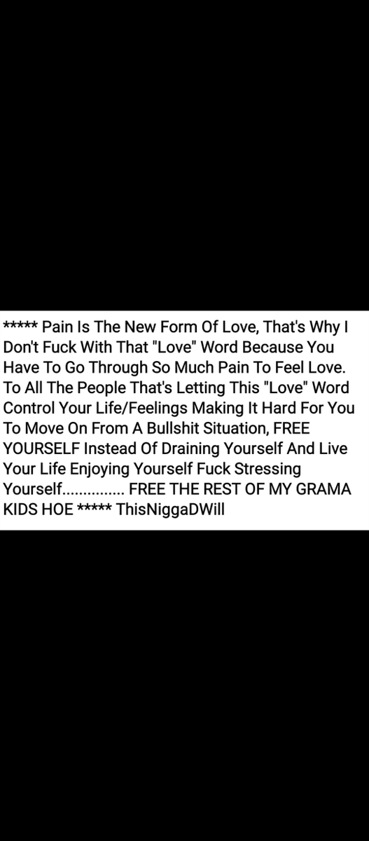 DamnDwillTatted's tweet photo. It's Your Life, Live It....... #ThisNiggaDWill https://t.co/m9CWHzCOkR