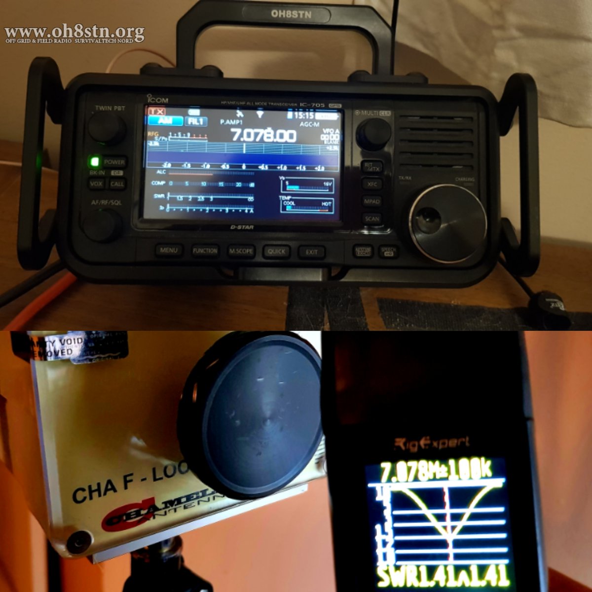 OH8STN's tweet image. Thanks VK2XOR for reminding me why every ham radio operator needs an emergency #magloop mounted indoors during an electrical storm.
#oh8stn #hamradio
@oh8stn