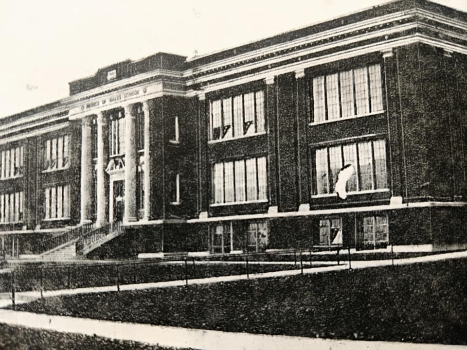 POW was state of the art, with large front windows, steel and masonry entry, modern electrical and heating systems and of course the main entrance, marble stairs! 📷G. Thompson, Heritage Gazette of TVA , v. 16 n.2@kprschools #ProudPOW #KPRisAwesome #kprdsb #ptbocanada