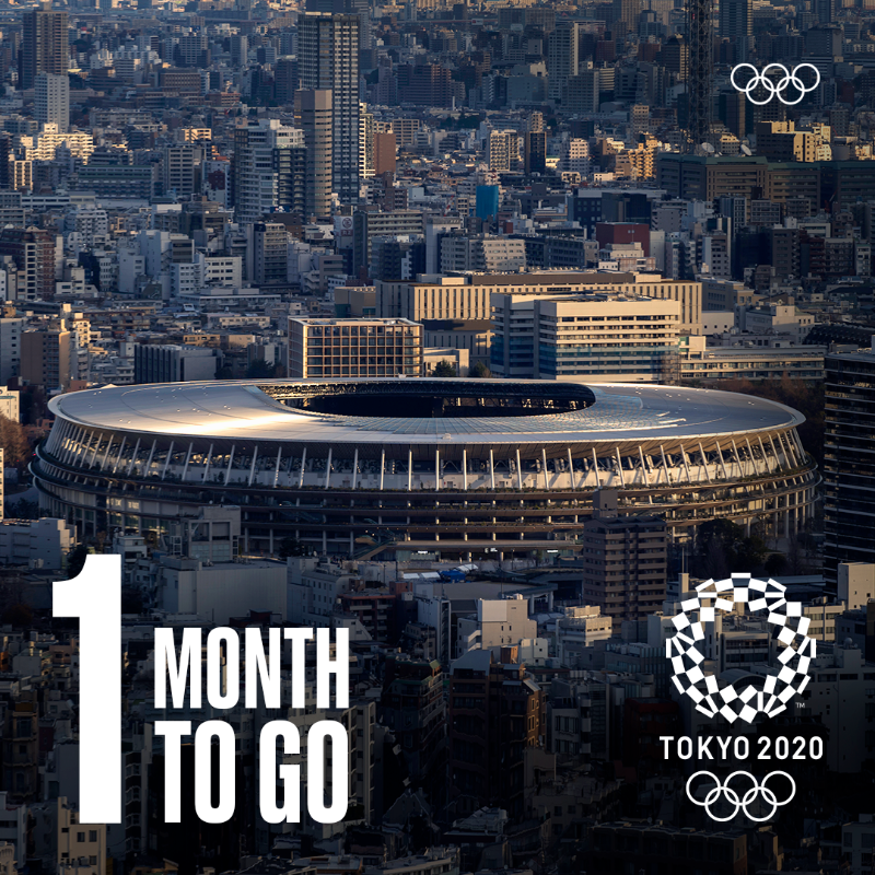 Olympics's tweet photo. ⏰ Are you ready? #StrongerTogether