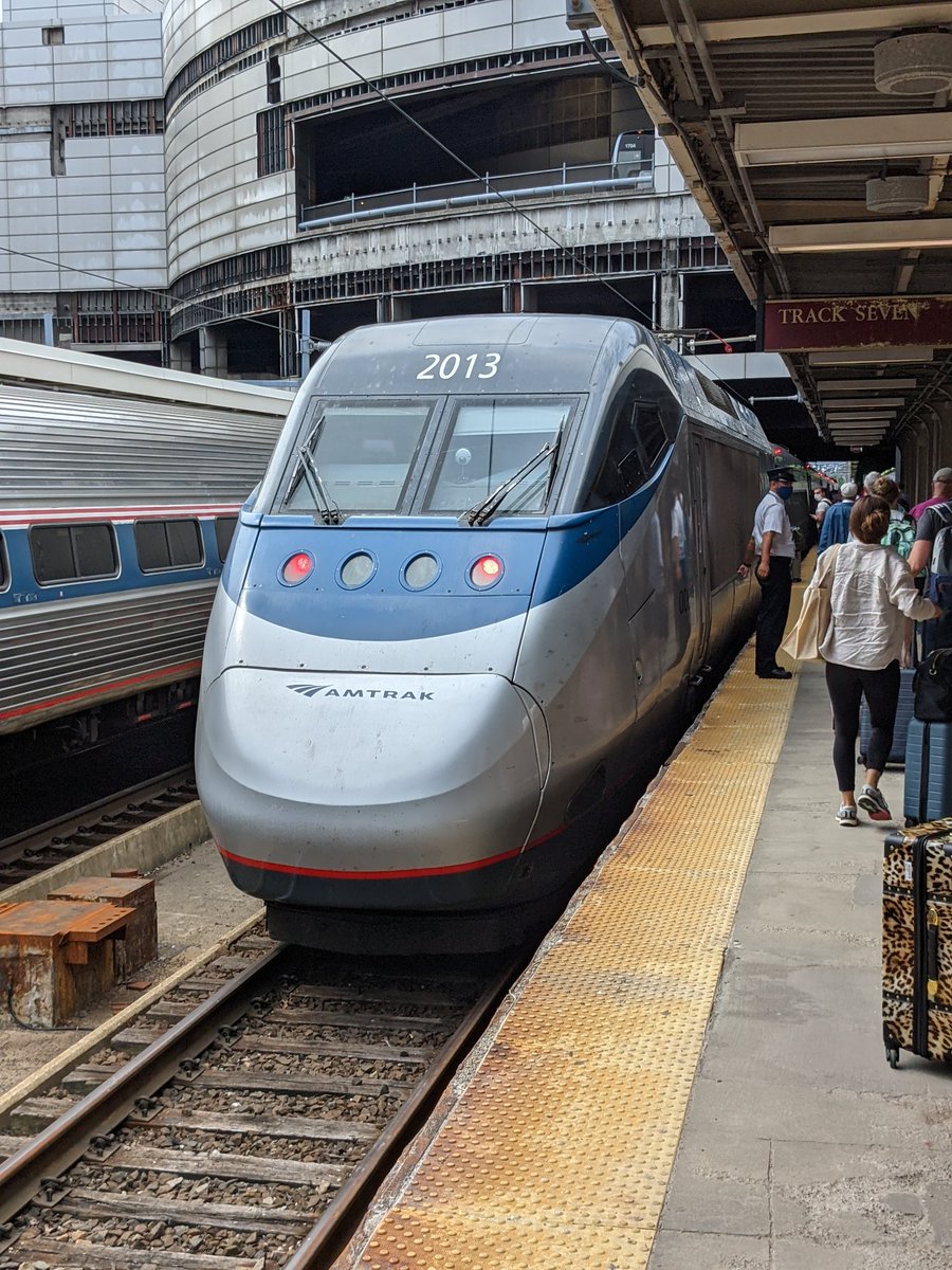 Heading south. #amtrak #acela