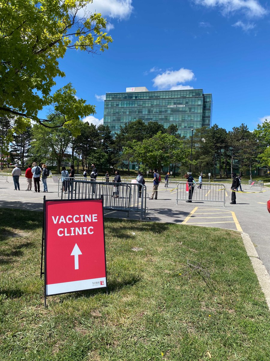 Keele Campus vaccine clinic operating today