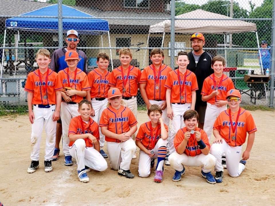 Congratulations to Flames 11U Light, Runner Up at 2021 Bombsquad Baseball Midwest Championships (Michigan City, Indiana)  #GoFlames!