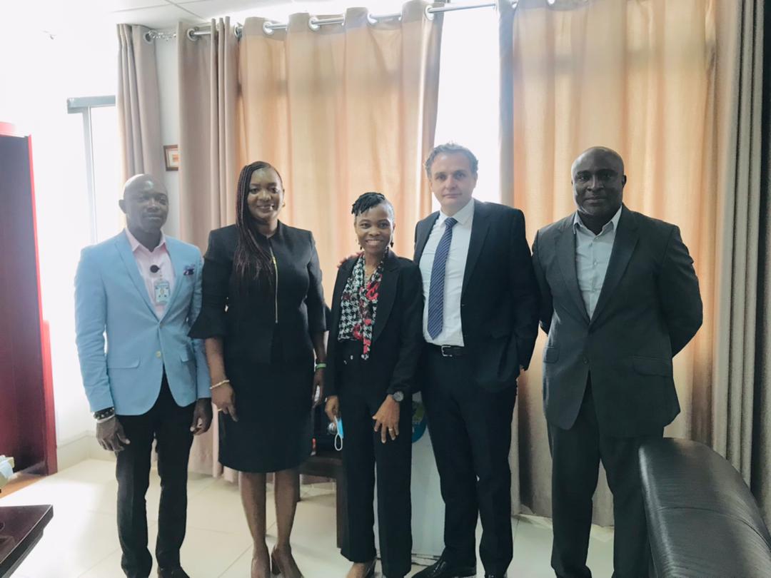 The Deputy Minister of Foreign Affairs and International Cooperation, Hon. Mamadi Gobeh Kamara meets with the Onuel Group from Nigeria