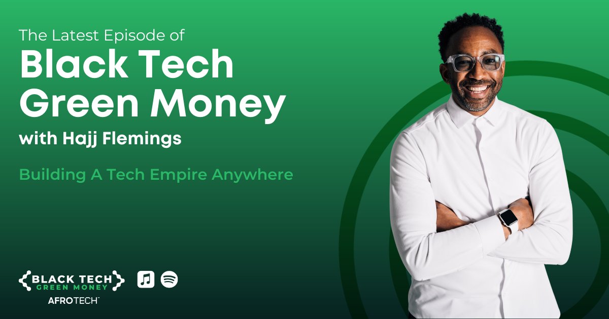 .<a href="/HajjFlemings/">Hajj Flemings | HajjFlemings.eth</a> is the founder of <a href="/RebrandCities/">Rebrand Cities</a>, a global civic design partnership with <a href="/wordpressdotcom/">WordPress.com</a> that seeks to get 10K small businesses online.

On this episode of <a href="/BTGMPodcast/">Black Tech Green Money</a>, Hajj shares how to build a tech ecosystem anywhere &amp; more! 

Listen 🎧 bit.ly/3zN0oYM