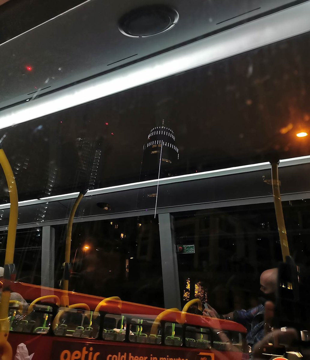 nineelmsorg's tweet image. @TfL #stgeorgewharftower looks mysterious from the #344bus
#nineelms #london
#nineelmsurban