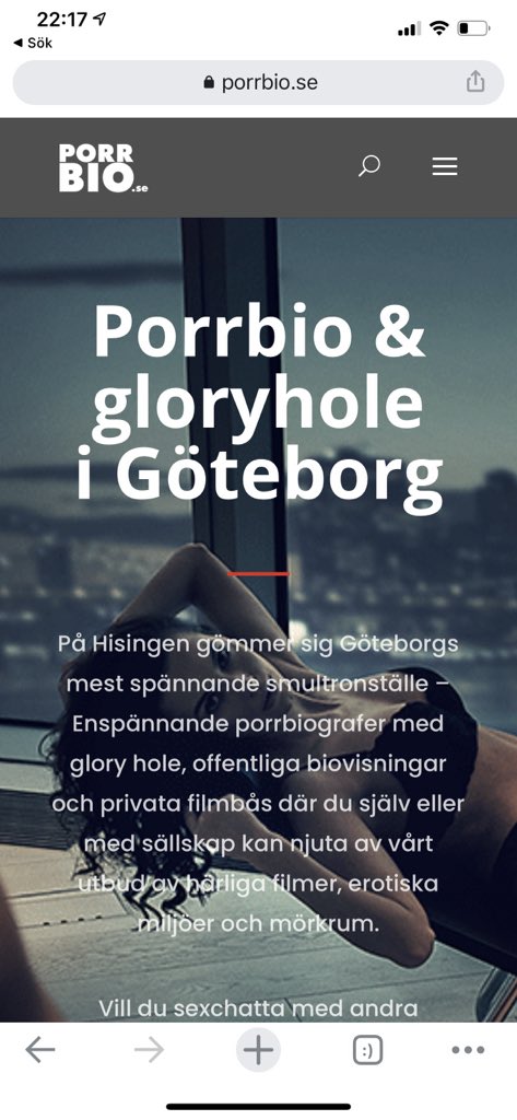 Porrbiograf Göteborg