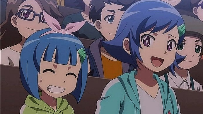 DailyBigSis's tweet photo. Today's Big Sister of the Day is Shasa Guten from Beyblade Burst! She cares about her Little Sister very much!! https://t.co/R7gTb8rSfQ