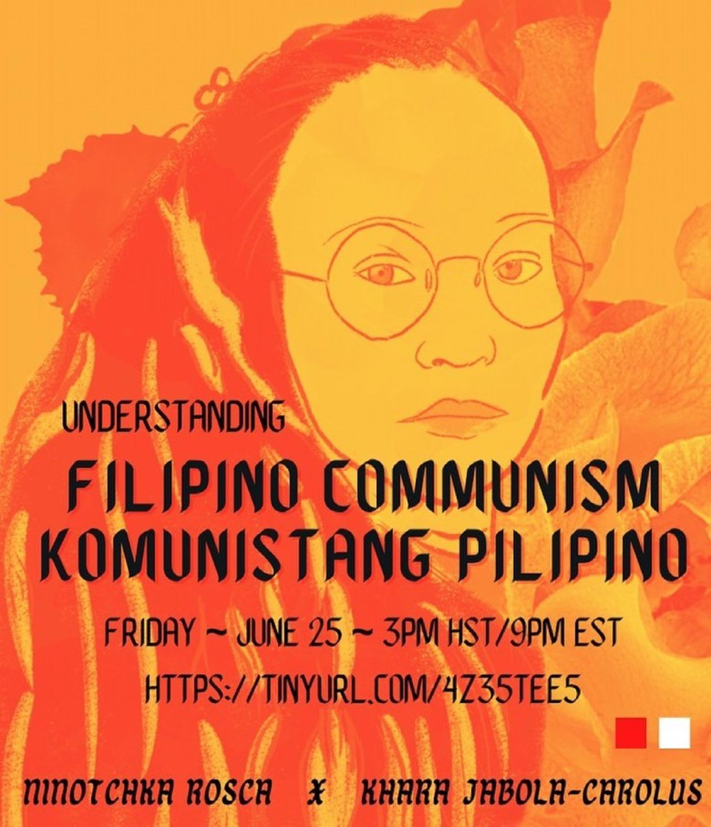 US imperialism and anti-communism are one project. Come learn about the transnational history of US empire from Filipino voices and how the Philippines became the model for anti-communist US foreign policy in Asia & the Pacific. This Friday on Zoom: tinyurl.com/4z35tee5