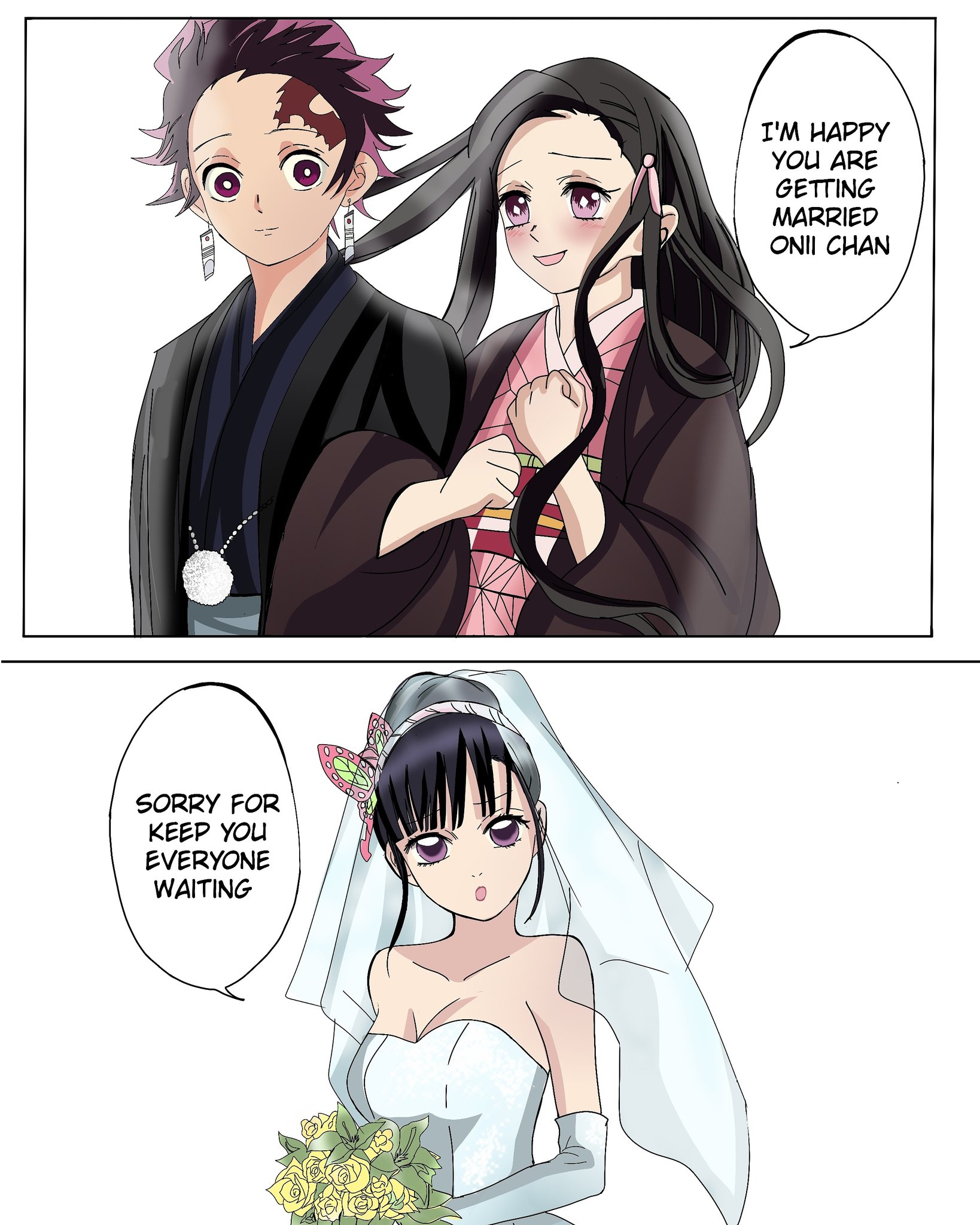 アンナ chan happy birthday Eren 🍫🎉🎉 on X: Tanjiro x kanao wedding manga  page 1 tanjiroukamado tanjiroxkanao demonslayer kimetsunoyaiba  kimetsunoyaiba kimetsunoyaibafanart help by @Forestchannn @Hiyorichannn  t.coYiZ5I29Dtp  X