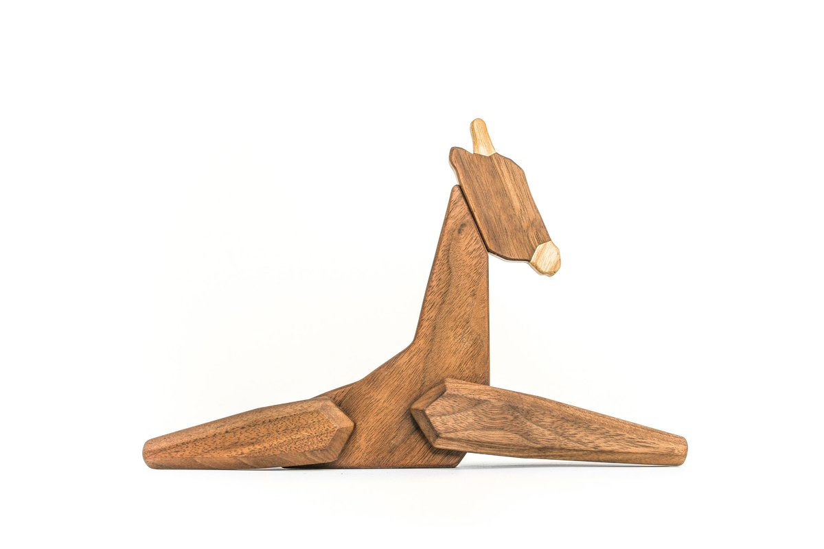 Harrods's tweet photo. NEW TO HARRODS | A gorgeous gift for little ones? Danish brand FableWood’s beautifully finished wooden animals. For every toy sold, five trees are planted in partnership with the Eden Reforestation Projects. Toys, Fourth Floor. #MiniHarrods https://t.co/kzfjrCgTv0