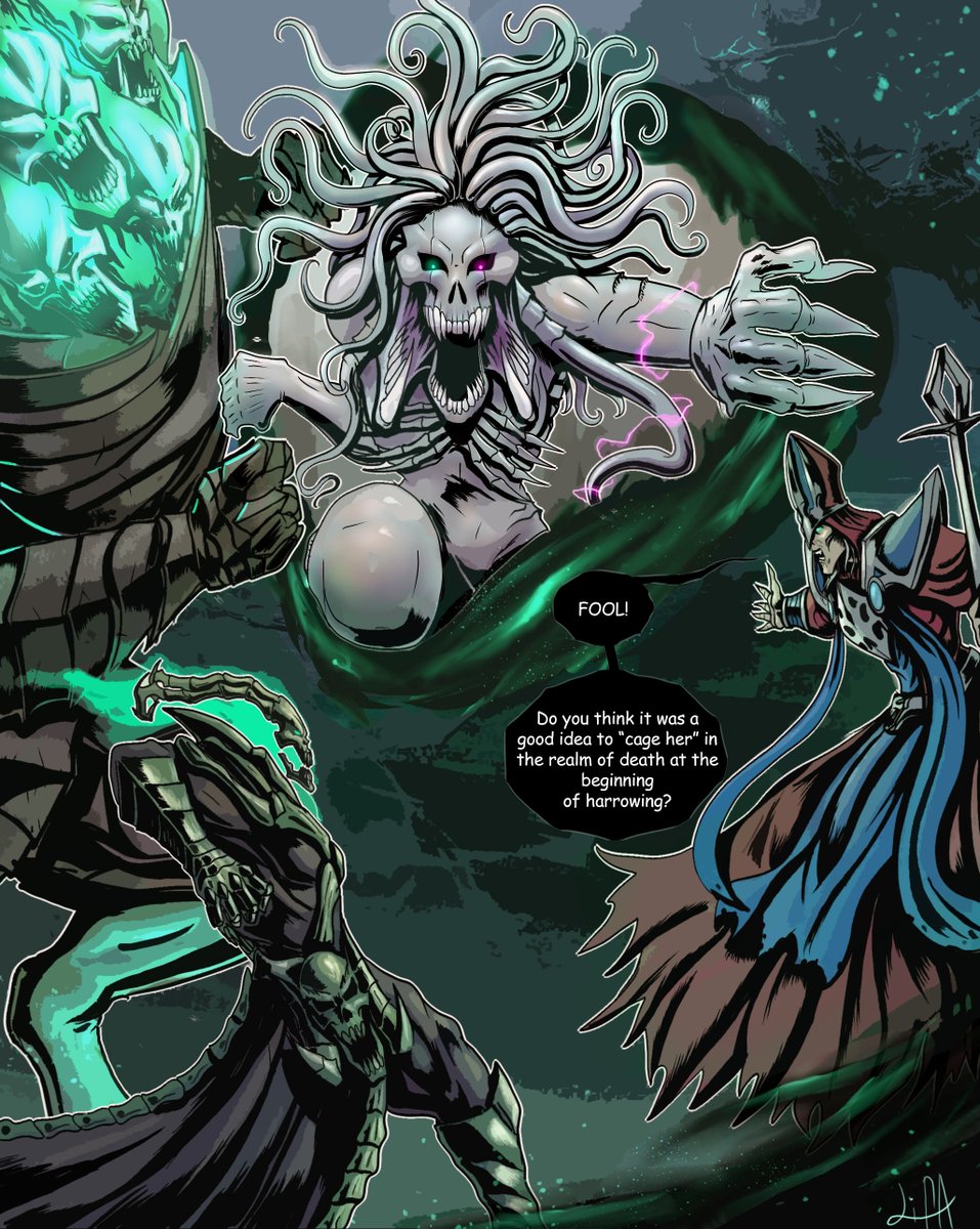 MiseriaeAmet's tweet photo. So many champions falling, the event begins to excite me. A possible Miss Fortune ruined? I want to know if that will be seen in the Ruined King game 💜💜💜

#ArtofLegends #Rhasa #Thresh #Karthus #eridan #creadoresdelollatam #harrowing https://t.co/eG4qrElodq