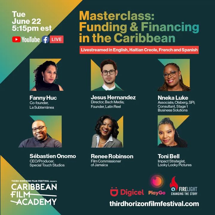 Calling all Caribbean filmmakers! FREE master class on funding and financing is on TONIGHT <a href="/thrdhrzn/">Third Horizon</a> 

#ThirdHorizonFilmFestival #ThirdHorizon #CAFA2021 #SignalStrong