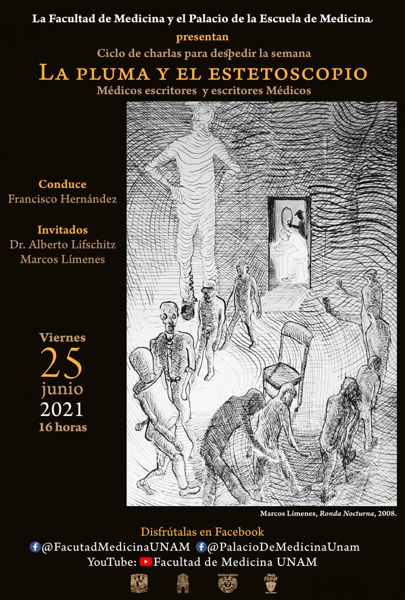 #NochedeMuseosRecomienda que descubras el resultado de la fusión que el Palacio de la Escuela de Medicina realizó entre la pluma y el estetoscopio.