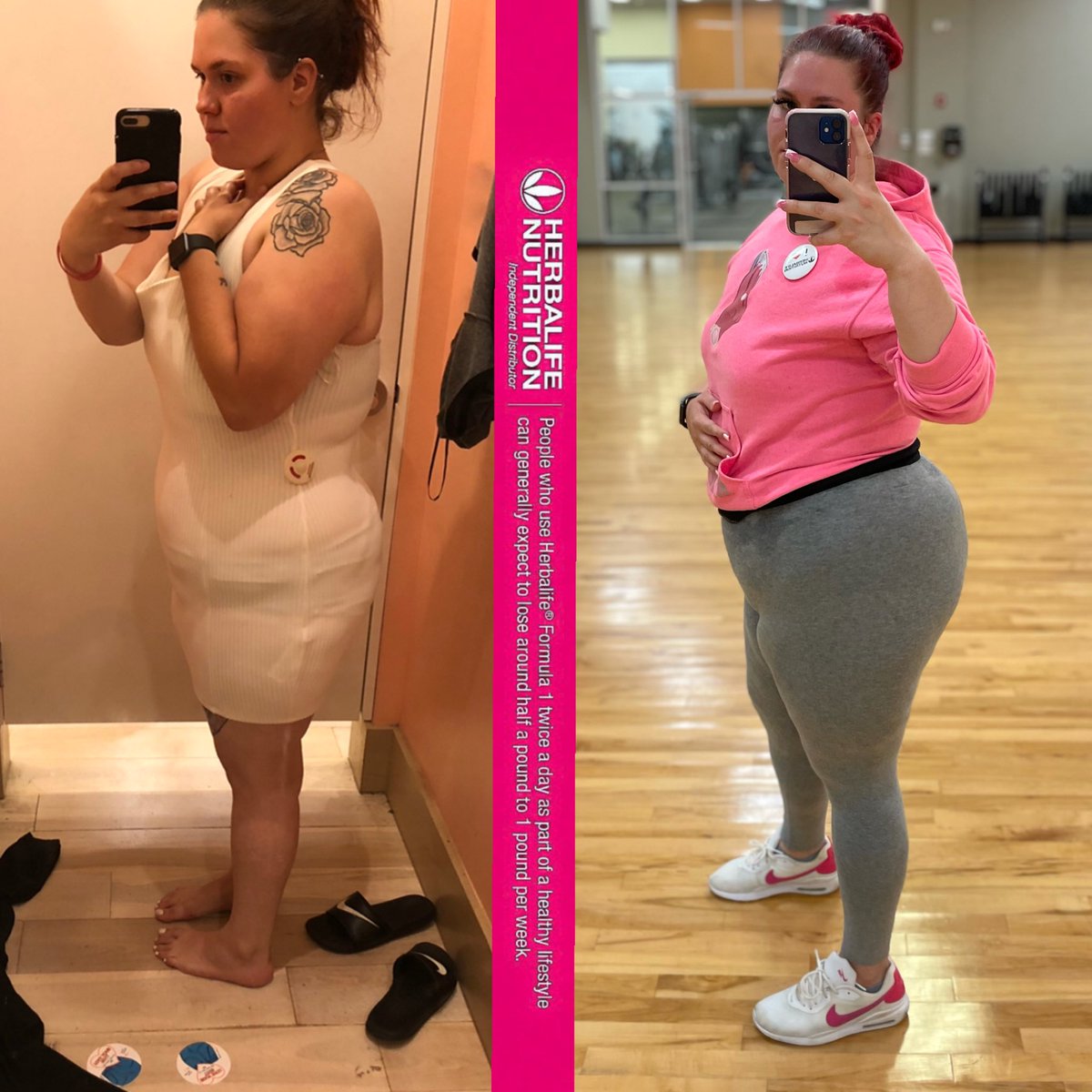 SlimFitKim_'s tweet photo. STRIVE FOR PROGRESS - NOT PERFECTION 🦋 #TransformationTuesday https://t.co/hKosPvDNIt
