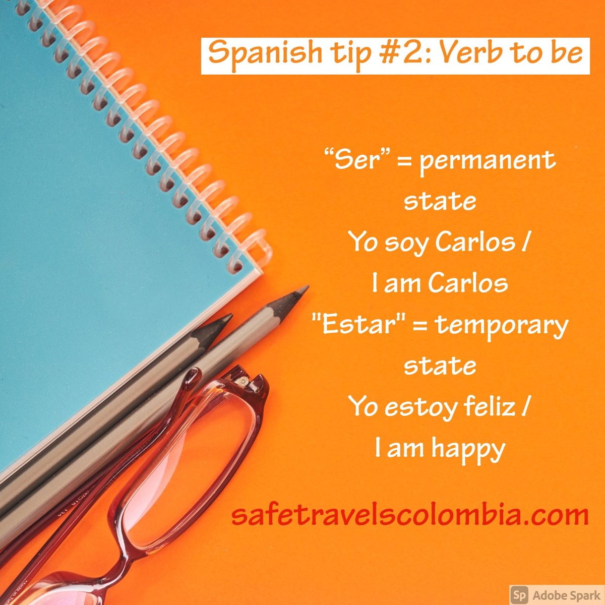 SafeTravelCol's tweet image. Spanish tip # 2

#ColombianSpanish #Medellin #Spanish