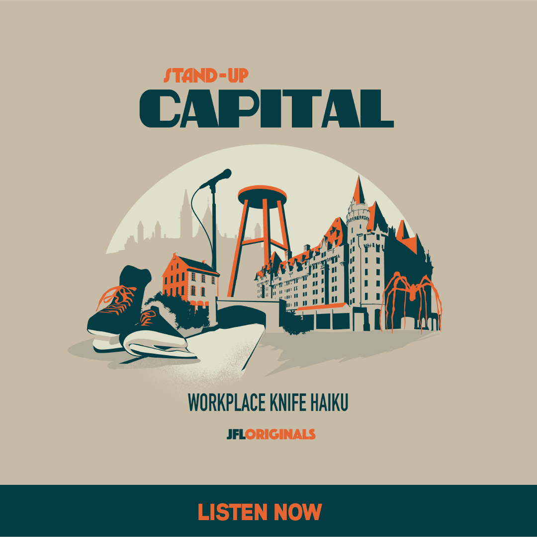 Just For Laughs (@justforlaughs) on Twitter photo Stand-Up Capital: Workplace Knife Haiku was recorded live in March at the <a href="/LagoBarGrill/">Lago | Bar | Grill </a>! Featuring Nick Carter, <a href="/thedonkelly/">Don Kelly</a>, <a href="/jengrantcomedy/">Jennifer Grant</a>, David Brennan, Jenn Labelle, <a href="/TrevorWThompson/">Swift</a>, and <a href="/JoshComedy/">Josh Williams 🎤</a>! Listen now: dashgo.co/wk6rn21 Stand-Up Capital: Workplace Knife Haiku was recorded live in March at the <a href="/LagoBarGrill/">Lago | Bar | Grill </a>! Featuring Nick Carter, <a href="/thedonkelly/">Don Kelly</a>, <a href="/jengrantcomedy/">Jennifer Grant</a>, David Brennan, Jenn Labelle, <a href="/TrevorWThompson/">Swift</a>, and <a href="/JoshComedy/">Josh Williams 🎤</a>! Listen now: dashgo.co/wk6rn21