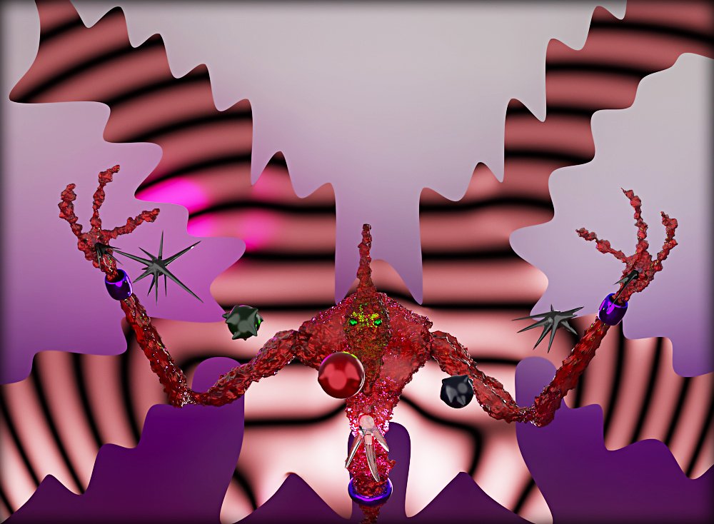 My latest 3d-art on Instagram 👁️

My insta - Instagram.com/blood_grapes

#nft #cryptoart #eth #nftart #instaart #3d #render #3dart