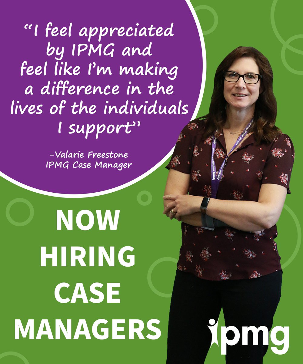gotoipmg's tweet photo. The IPMG Team is growing! We are currently seeking qualified Case Managers in Bartholomew, Gibson, Allen, Marion and Owen counties.

Interested candidates may learn more and apply here: https://t.co/i2ro4vvyFr https://t.co/rMCTzXalPk