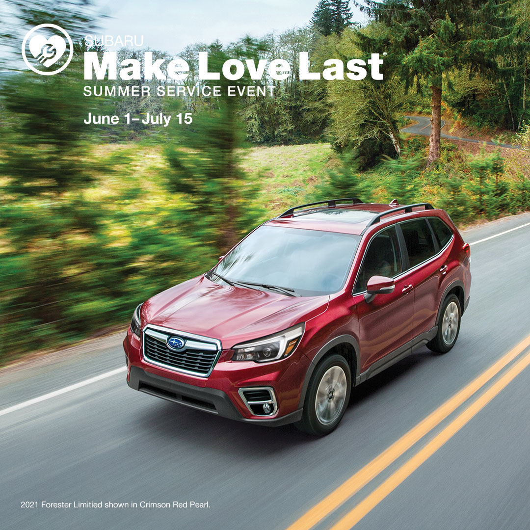 Don’t forget to give your #Subaru some love! This is the last week to take advantage of our special maintenance savings. Schedule a visit with us and #MakeLoveLast before our #SummerServiceEvent ends on July 15!

#HuffmanHasIt