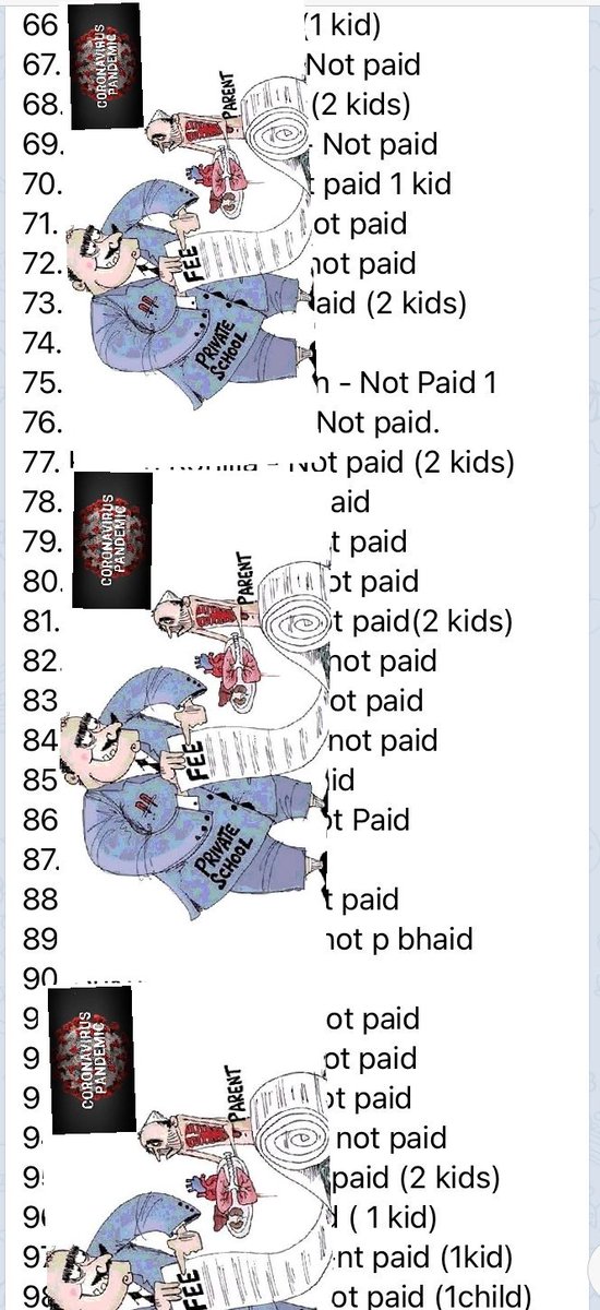Educati43844805's tweet photo. More than 500+ Parents of @bbpublic1 have not paid the Fee &amp; are ready to Pay only #Tuition_Fee, School is demanding for all the heads,also there is no option to Pay partial fee on the Fee portal &amp; now students are being #threatened to bar from the online classes
@sakshirawat9 https://t.co/y2kDs3fIsf