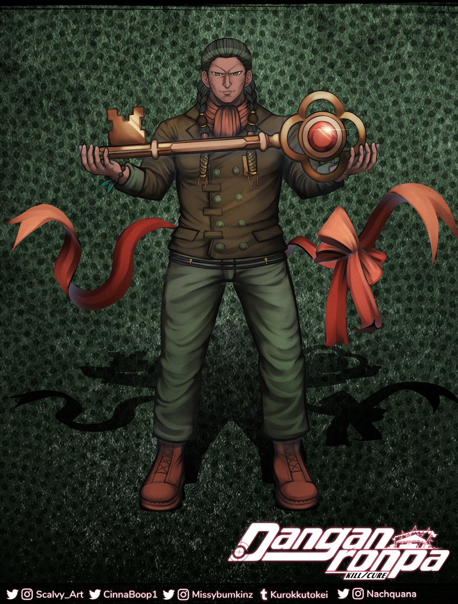 Yahto appears to be proud, I wonder what his key is for?
#danganronpa