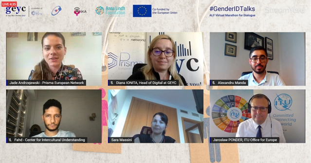 ITUEurope's tweet photo. TODAY: @ITUEurope pleased to contribute to the #GenderIDTalks focusing on #Digital and #Youth, highlighting a series of @ITU actions supporting #Genderequality & contributing to achieving #SDG5
#HappeningNow=> https://t.co/QfgTvq7rY8
#ALF4Dialogue #PrismaEU #GenderIDTalks https://t.co/8iaHOwbzLw