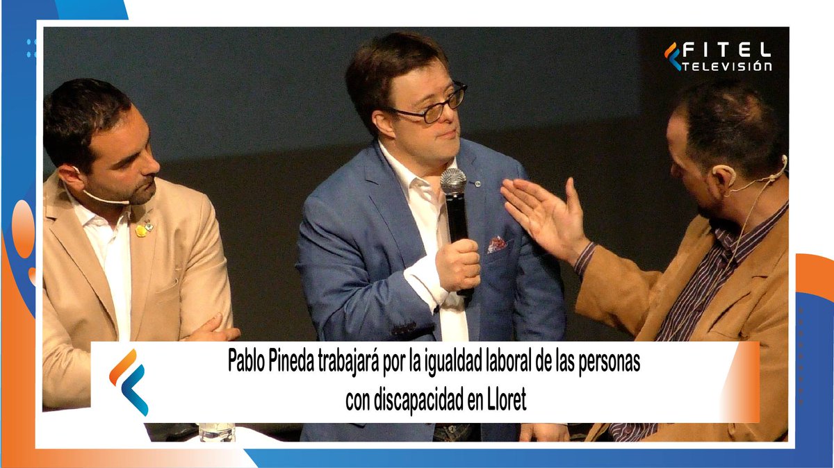 fiteltelevision's tweet photo. Pablo Pineda trabajará por la igualdad laboral de las personas con discapacidad en Lloret. https://t.co/Q3panwpkRA a través de @fiteltelevision #fiteltelevision #fitelnetwork #pablopineda #diversidadlaboral #EncuentrosPorLaDiversidad #Diversidad #lloret #lloretdemar #mylloret https://t.co/p1iENvOOB9