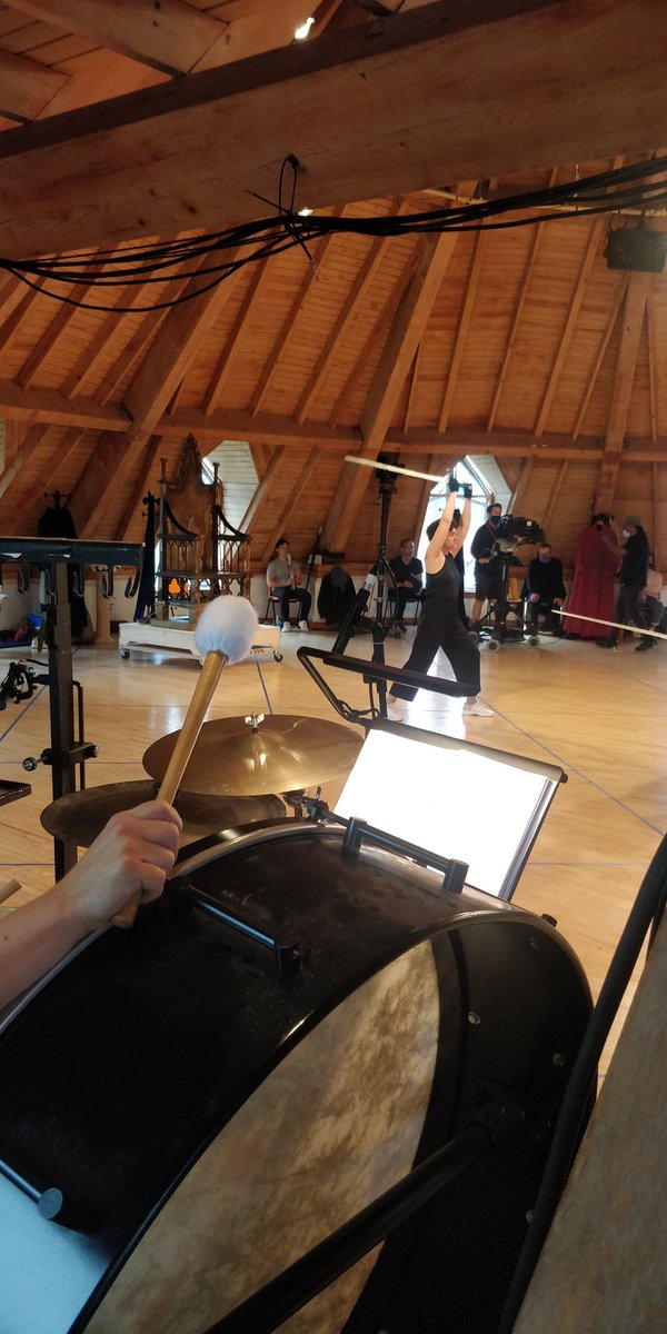 Camera Rehearsal for <a href="/TheRSC/">The RSC</a> #HenryVIPartOne Live Stream tomorrow night. Weapons at the ready...