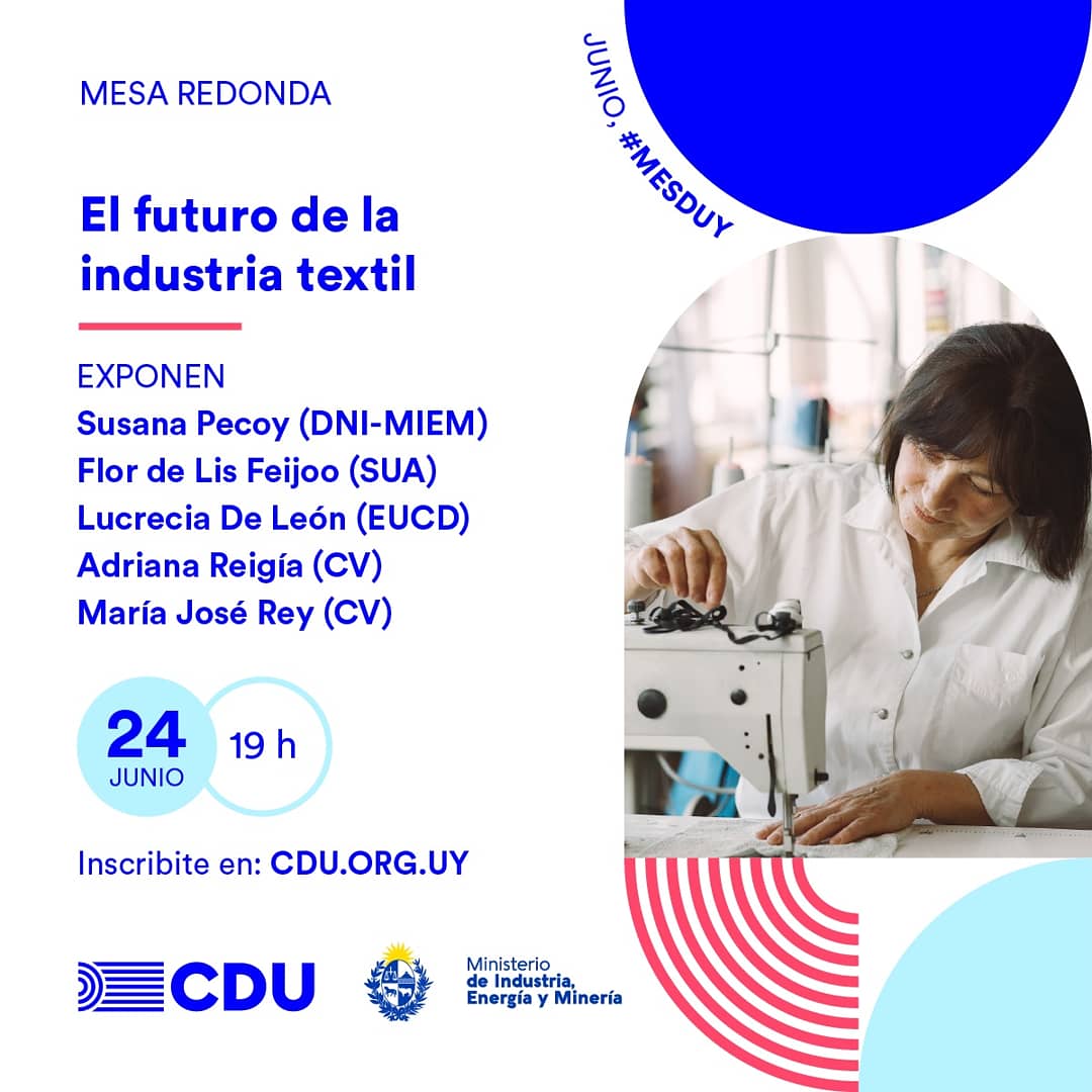 CDU_uruguay's tweet photo. 📅 Esta semana tenemos dos mesas redondas imperdibles sobre temas de gran relevancia para el sector.
Mirá más detalles e inscribite sin costo.
👉https://t.co/AeEvMJUTXQ
#Genero #Diseño #IndustriaTextil #Futuro #MesDUy https://t.co/hq3GMGVEnE