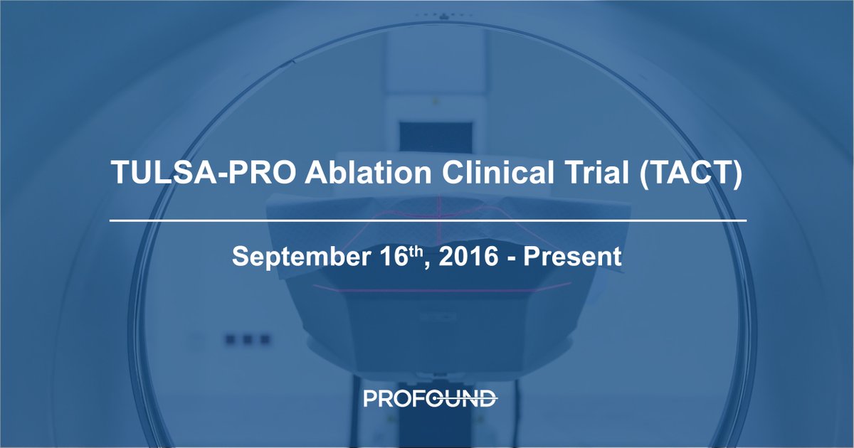 ProfoundMedical's tweet photo. Profound has an ongoing #TULSAPRO Ablation Clinical Trial for intermediate-risk men with #prostatecancer. To learn more about this ongoing trial, click here: https://t.co/OJvZxAPvKl
#prostate #prostatehealth #prostateablation #menshealth #prostatecancerawareness #tulsaprocedure https://t.co/x259iVpjp9