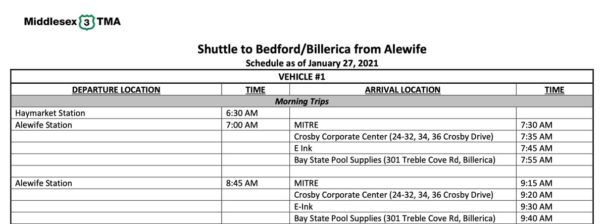 As of 7/1 there is a new shuttle schedule - be sure to update your own daily routine with the new times!

ow.ly/9WXX50Fg4Zq