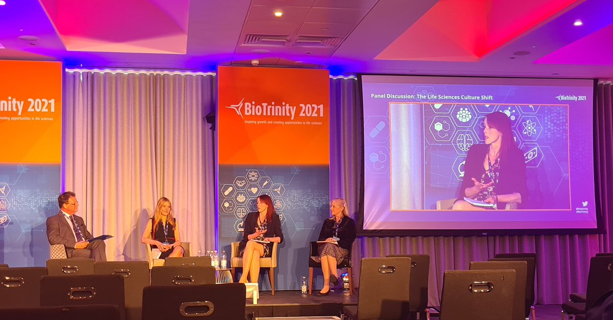 Fantastic to see our MD <a href="/kath_mackay/">Kath Mackay</a> join today’s panel at <a href="/biotrinity/">BioTrinity</a>’s hybrid event - discussing The Life Sciences Culture Shift 👏🏼 Chaired by <a href="/OBN_UK/">OBN_UK</a>’sJohn Harris alongside <a href="/lifearc1/">LifeArc</a> and <a href="/MereoBioPharma/">Mereo BioPharma</a> 🙌🏼