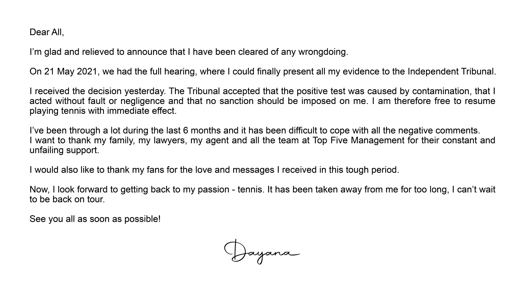 Re: [情報] Yastremska禁賽上訴遭到駁回