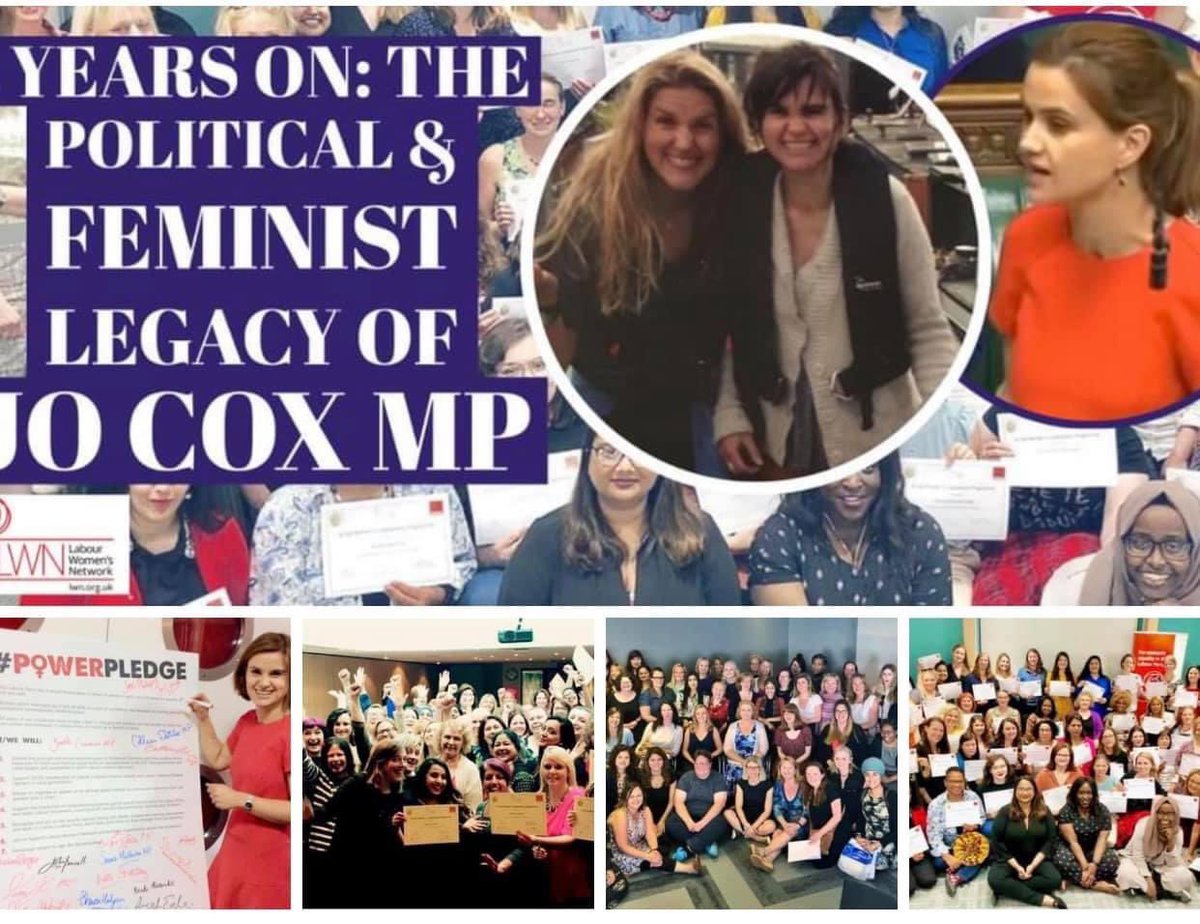 LabourWomensNet's tweet photo. Join LWN this Thursday to #RememberJo & celebrate her political & feminist legacy, including the incredible impact of the Jo Cox Women in Leadership Scheme. @Jacqui_Smith1 @kimleadbeater @abenaopp @PreetKGillMP @CllrSalmaArif @JessieJoeJacobs @NanSloane : https://t.co/MpQ0IzWpTb https://t.co/Eo1lwhJzbZ
