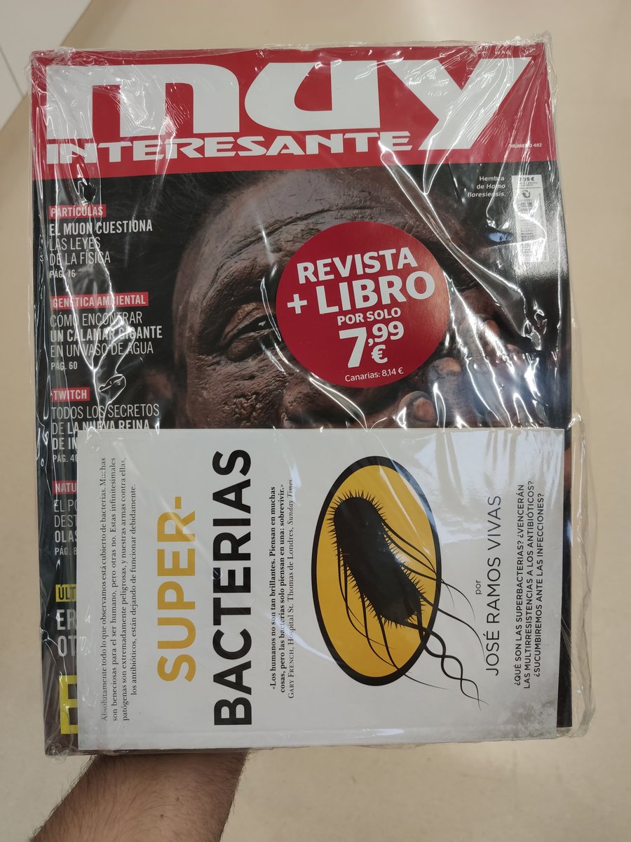 SuBioSam's tweet photo. ¡Por fin! Tras buscarlo en multitud de sitios al final lo he encontrado en la tienda del Hospital, tan cerca y a la vez tan lejos... @joseramosvivas #SUPERBACTERIAS #microC2021 https://t.co/9wo2Ko9PtM