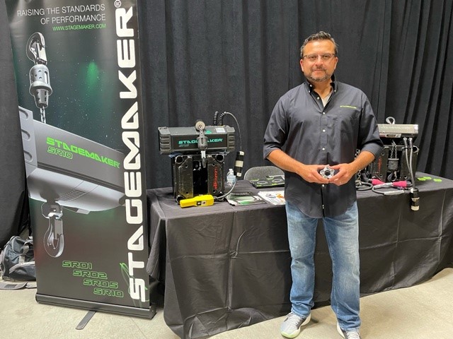 Stagemaker's tweet image. Join our Business Development Manager, Jay Cid, for some product demos &amp;amp; tech talk at @ClearwingProd&apos;s  open house in Denver, Colorado!