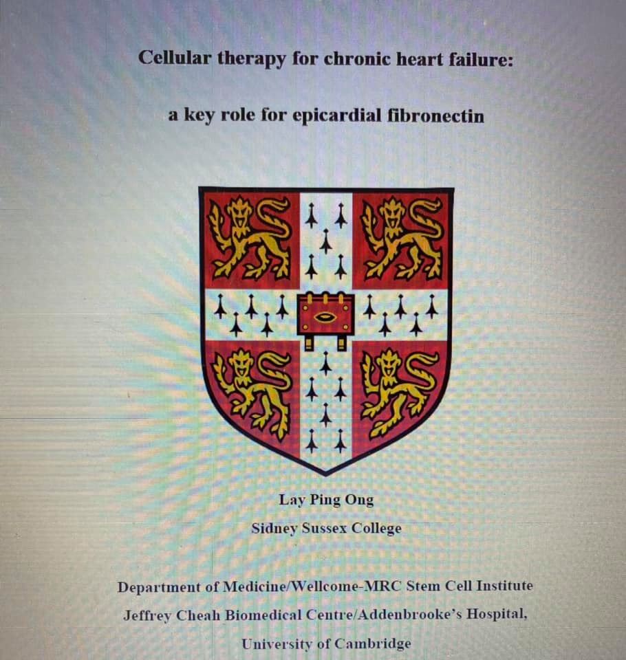 Ping Ong MD PhD (@laypingong1) on Twitter photo 17.6.2021 PhD viva✅MD PhD 🩺🔬💔
Thank you all for this adventure!
<a href="/LabSinha/">Sinha Lab</a> (LRM👉<a href="/SCICambridge/">Cambridge Stem Cell Institute</a>) & Murry lab <a href="/UWISCRM/">ISCRM at UW</a>. Inspiring, groundbreaking science 24/7 - thank YOU for taking this clinician under your scientific wings! Will pass the generosity forward💪#LRMreunion🥳 17.6.2021 PhD viva✅MD PhD 🩺🔬💔
Thank you all for this adventure!
<a href="/LabSinha/">Sinha Lab</a> (LRM👉<a href="/SCICambridge/">Cambridge Stem Cell Institute</a>) & Murry lab <a href="/UWISCRM/">ISCRM at UW</a>. Inspiring, groundbreaking science 24/7 - thank YOU for taking this clinician under your scientific wings! Will pass the generosity forward💪#LRMreunion🥳