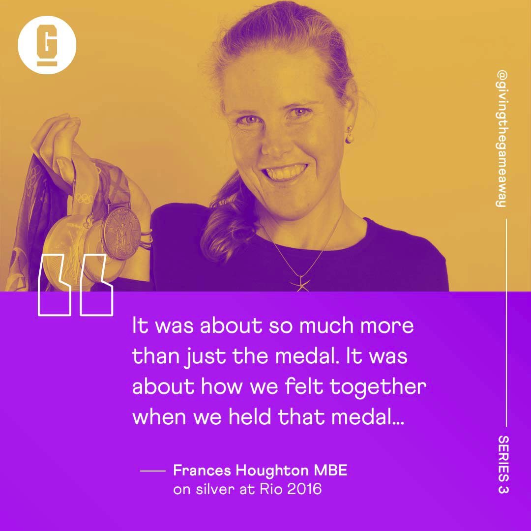 Ahead of Rio 2016, <a href="/HoughtonFrances/">Frances Houghton</a> redefined what success meant to her. 

Instead of placing emphasis solely on winning, Frances focussed on what experiences she could create with teammates. 

Hear more about Frances’ change in focus in our latest episode. Link in bio.

#TeamGB
