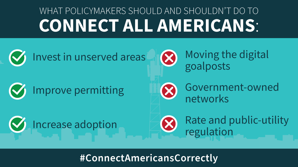 USChamber's tweet photo. Government has a critical mandate & unique opportunity to work with industry and pass legislation to bridge the #digitaldivide, but not all policies are made equal. Here’s what policymakers should and shouldn’t do to effectively #ConnectAmericansCorrectly:
https://t.co/23kOiujdxs https://t.co/5Gxsm0tDMA