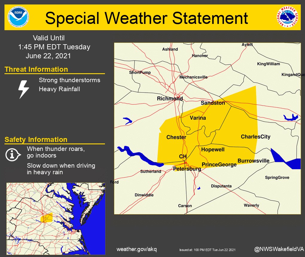 NWS Wakefield tweet media