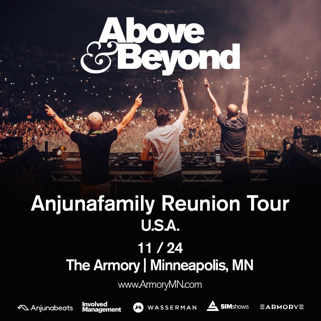 SIMshows's tweet photo. 🚨ANNOUNCE + CONTEST🚨
Anjunafamily,we can’t wait to reunite this fall. Join us at @ArmoryMn on Nov 24th for a pre-holiday celebration.Pre-sale begins Wednesday 23 June at 10am local time.Sign up for access: https://t.co/6oloNuKHAi
🌈Qualify to win a pair of tix:
✅*like* and RT https://t.co/R0VRRJQSD8