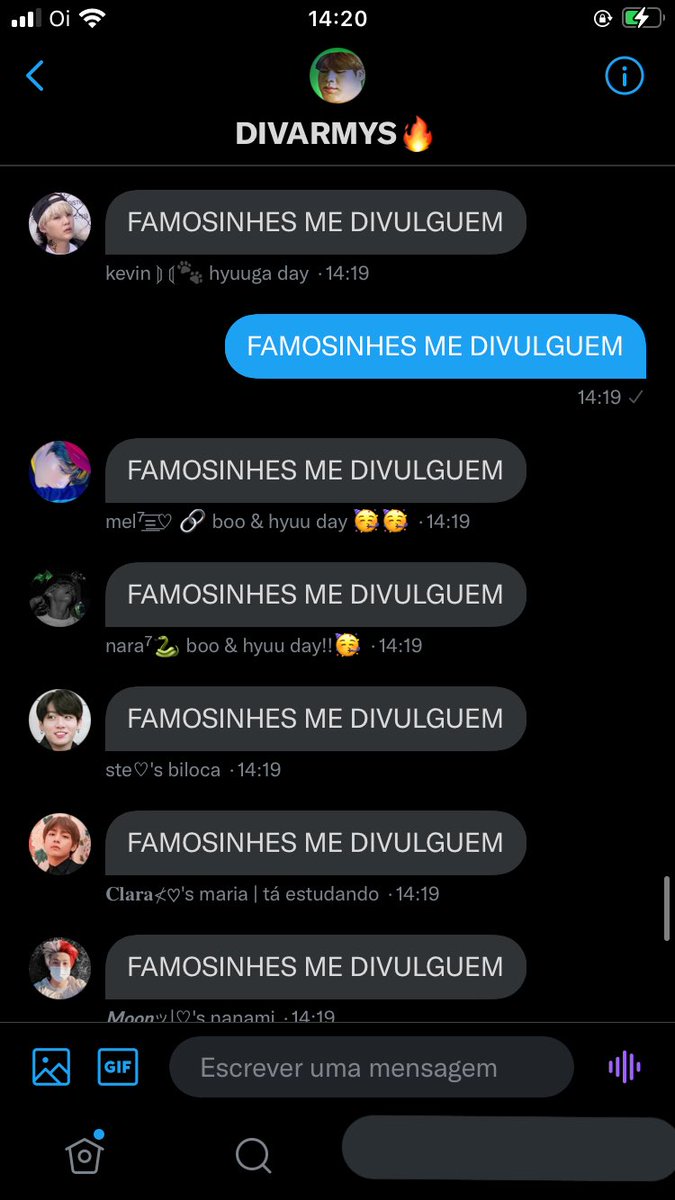 jhopegallx's tweet photo. FAMOSINHES ME DIVULGUEM
#DIVARMYS 🔥 https://t.co/9KeyUeTSre