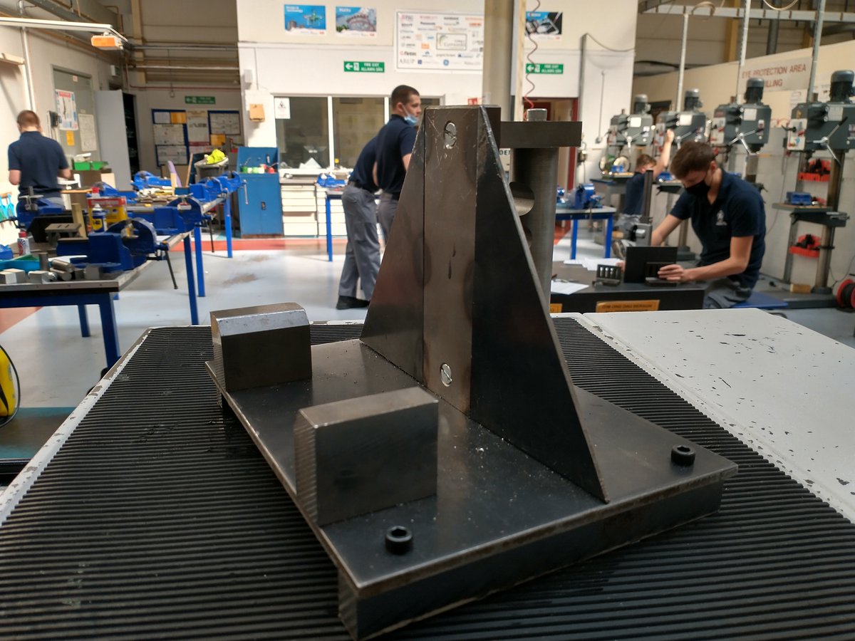 DavidHowe11s's tweet photo. Fantastic enterprise shown by our GE learners and Apprentice Lecturers @ColegyCymoedd  to work as a team to create a jig for a (very heavy) 4 jaw chuck to be added to our lathes. Custom fit for our Harrison V350s!! #workplacement #enterprise #Engineering #teamwork 🔧👏😀 https://t.co/WnHa2ewmIW