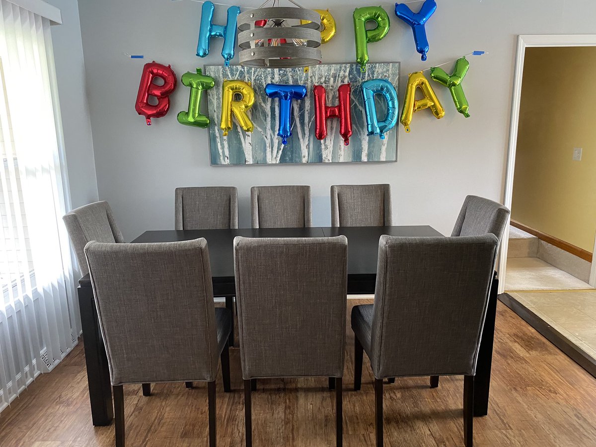 Kari_Wirth's tweet photo. Lucas isn't the only one getting gifts today. New dining room set😊 https://t.co/4aYQMI7Lwt